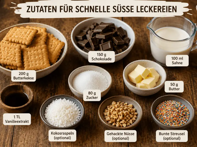 Schnelle süße Leckereien – Die Besten 7 Dessert Ideen