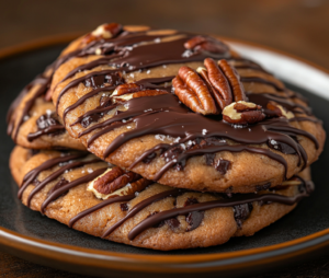 Chocolate Caramel Pecan Cookies - Pure Decadence