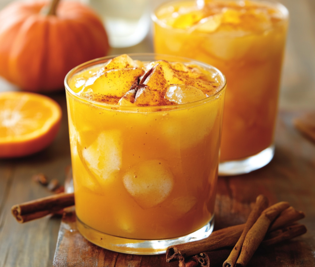 Autumn Pumpkin Punch in a Festive Setting