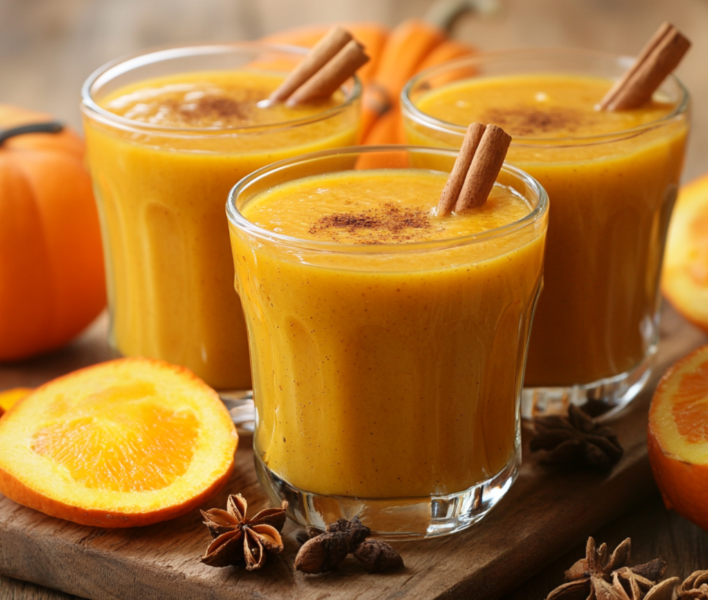 Autumn Pumpkin Punch in a Festive Setting