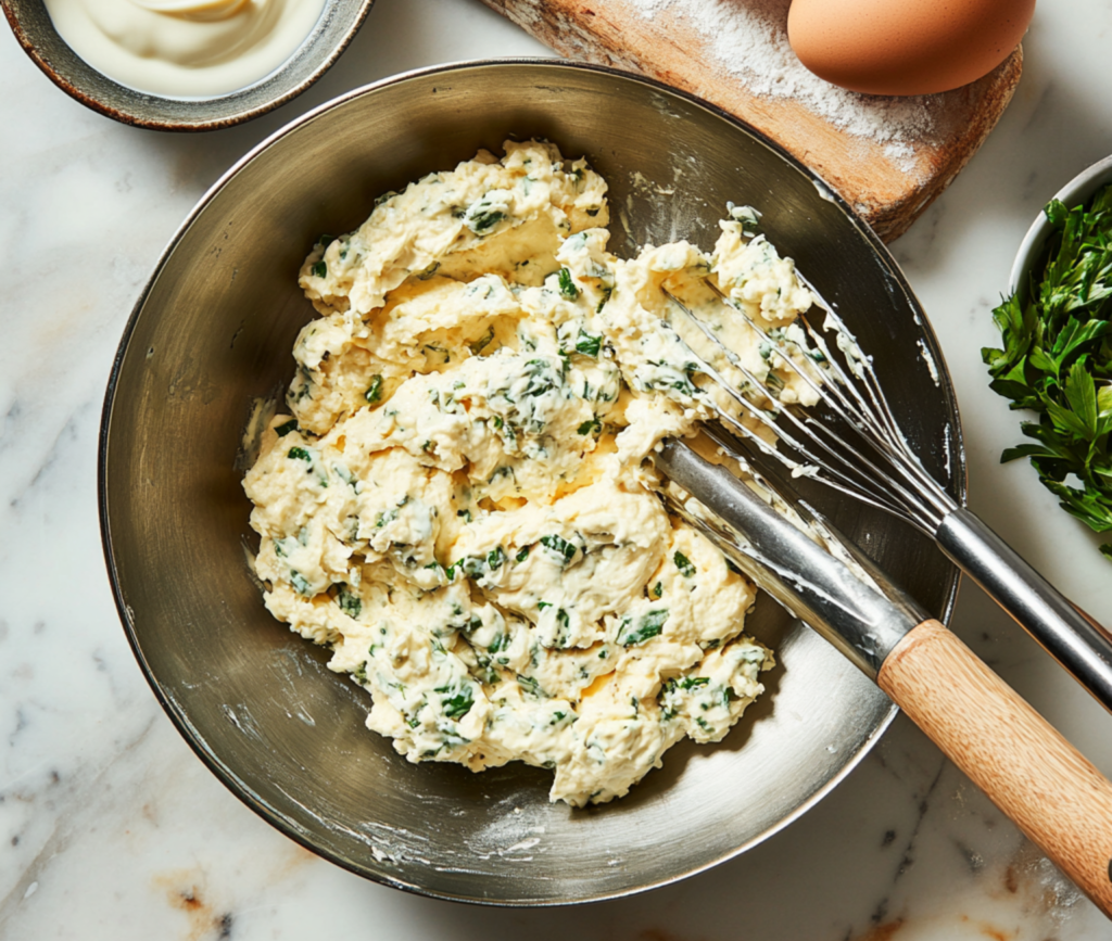 Cheesy Chicken Fritters with Golden Crispy Edges