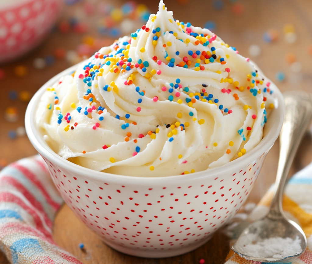 Cool Whip and Pudding Frosting on a Chocolate Cake