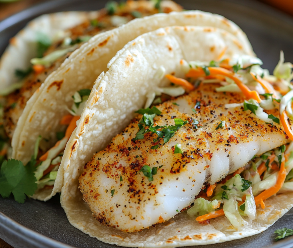 Crispy Fish Tacos with Slaw – Easy and Delicious Recipe