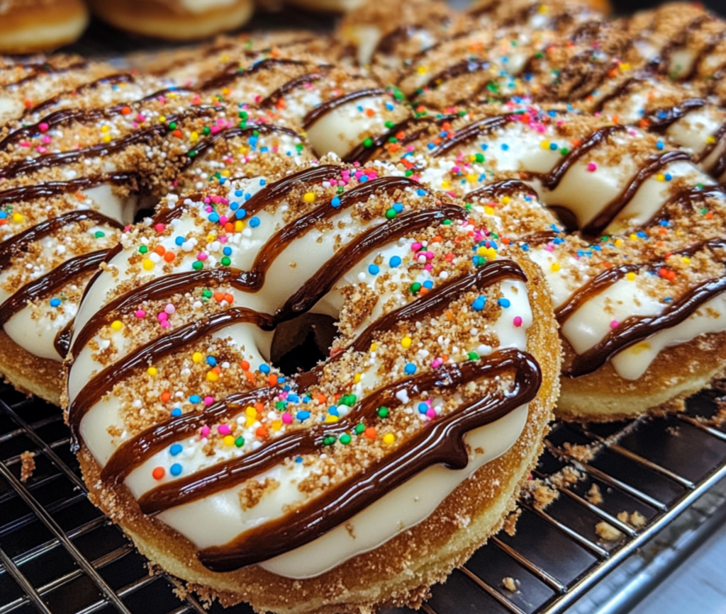 Delicious Churro Cheesecake Donut Cookies