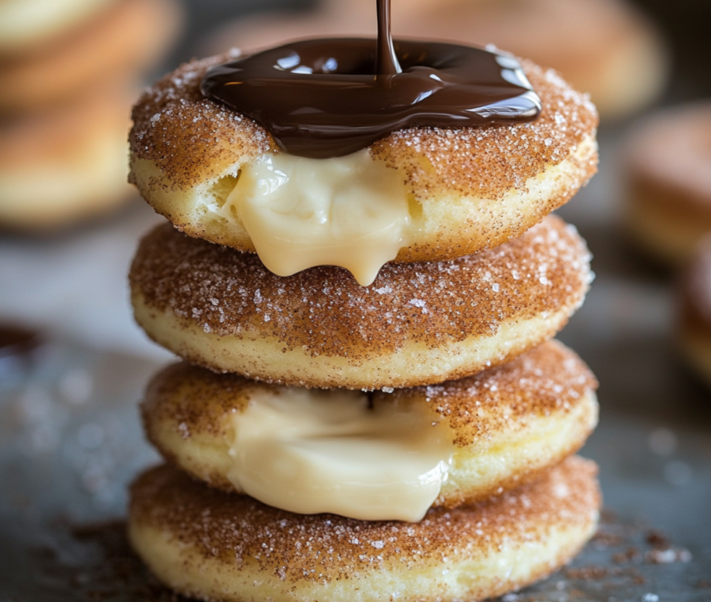 Delicious Churro Cheesecake Donut Cookies