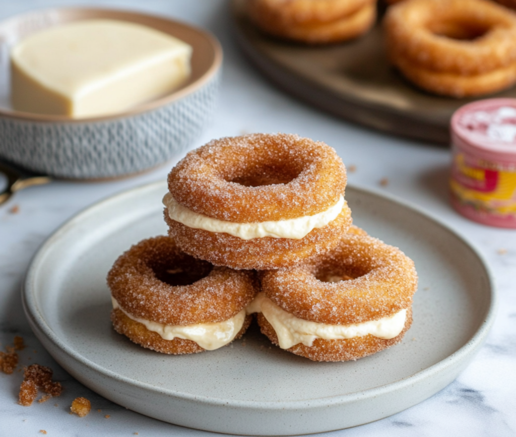 Delicious Churro Cheesecake Donut Cookies