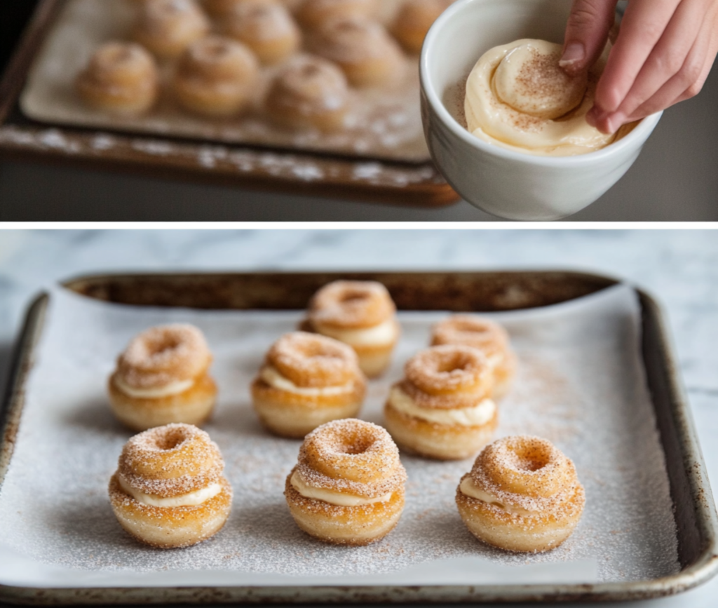 Delicious Churro Cheesecake Donut Cookies