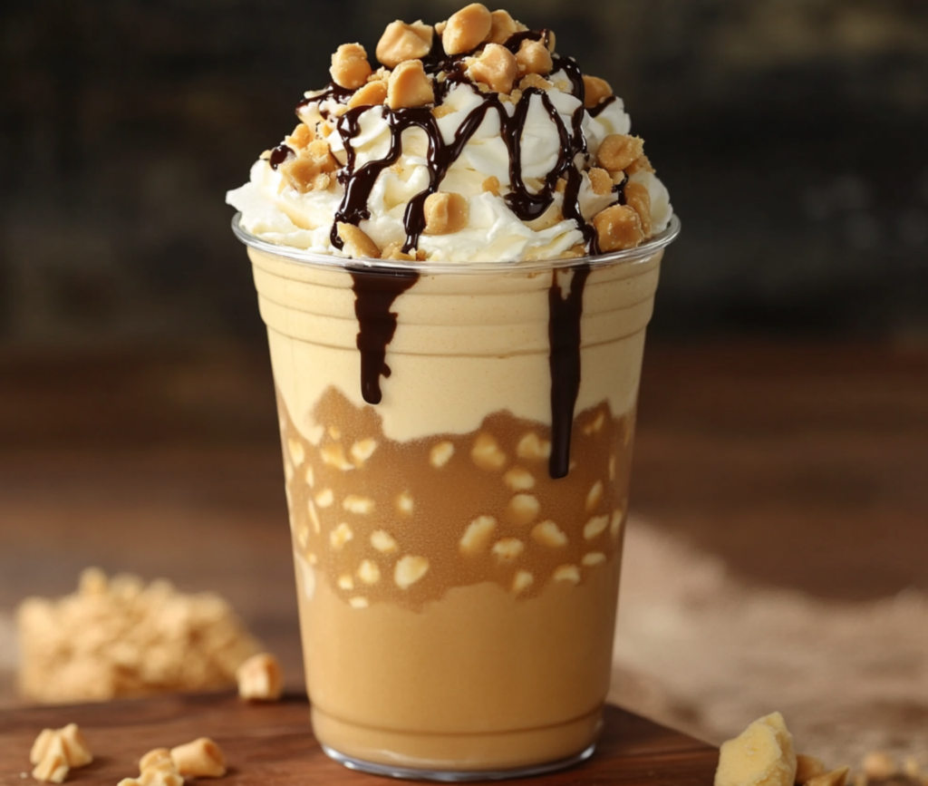 Delicious Peanut Butter Frappuccino Sundae