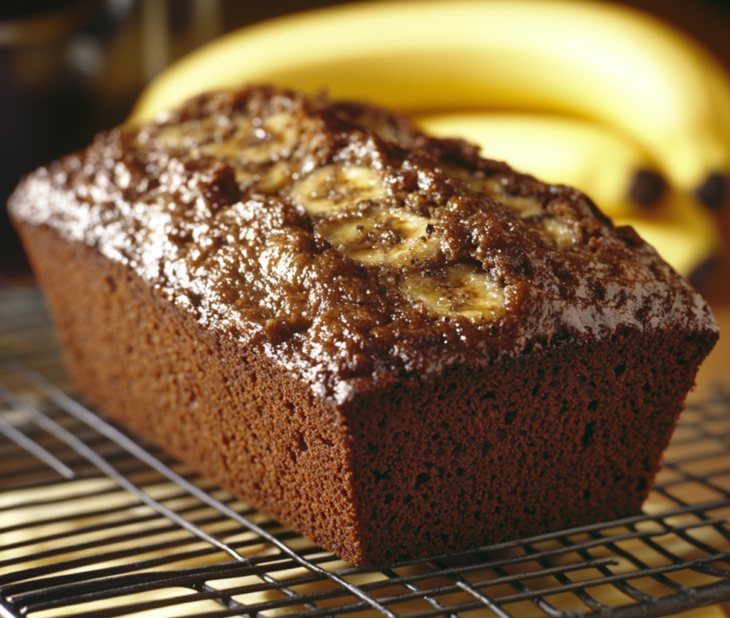 Gooey Banana Bread with Maple Glaze - Perfect Breakfast Treat