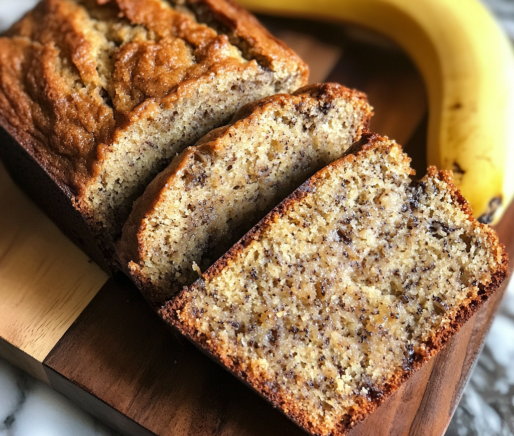 Gooey Banana Bread with Maple Glaze - Perfect Breakfast Treat