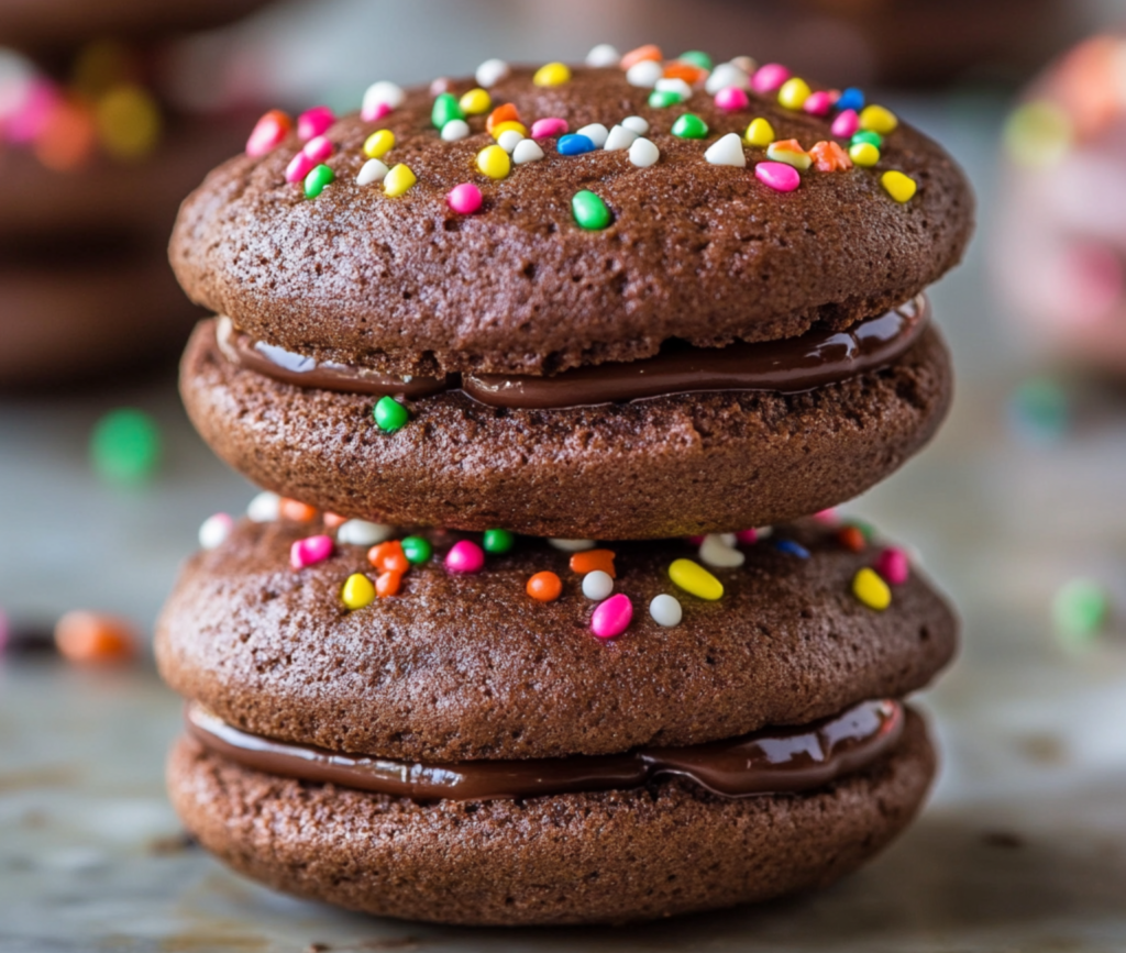 Perfectly Baked Mini Chocolate Whoopie Pies