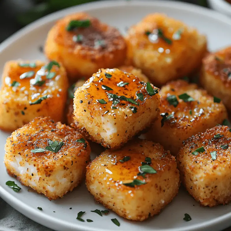 Baked Feta Cheese Bites - Easy Recipe with Honey Drizzle