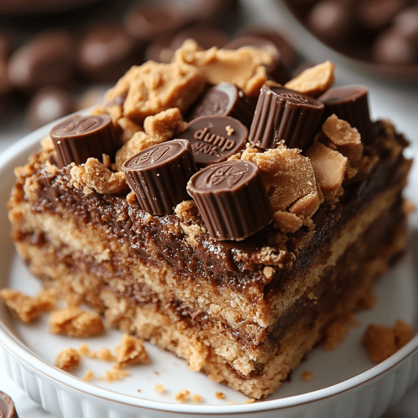 Peanut Butter Cup Dump Cake – Easy, Rich, and Irresistible Dessert