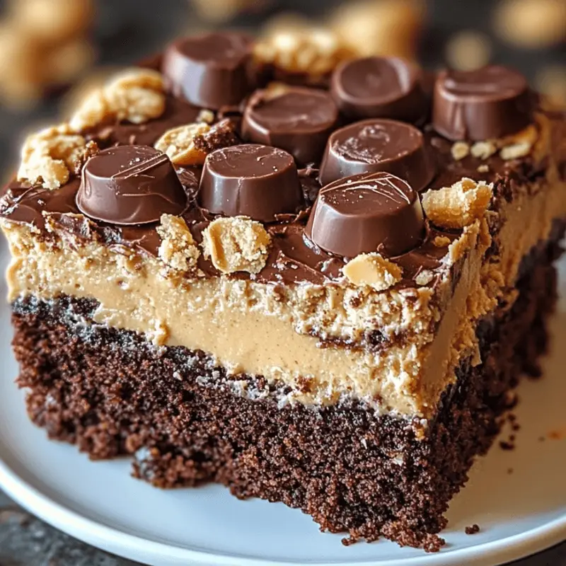 Peanut Butter Cup Dump Cake – Easy, Rich, and Irresistible Dessert