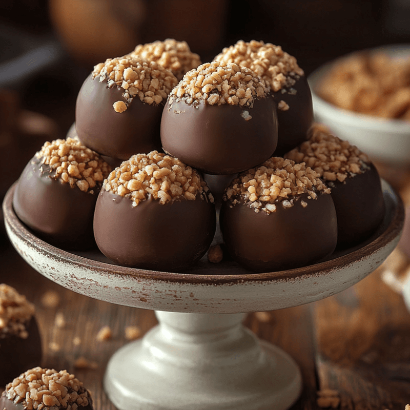 Peanut Butter Crunch Bark with Reese’s Crunch Bites