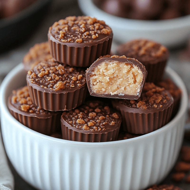 Peanut Butter Crunch Bark with Reese’s Crunch Bites