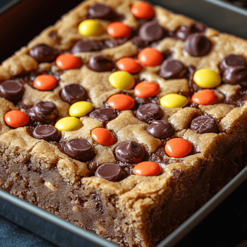 Reese’s Pieces Cookie Bars – The Perfect Chewy Treat