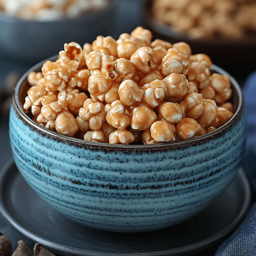 Sweet and Crunchy Peanut Butter Caramel Bites