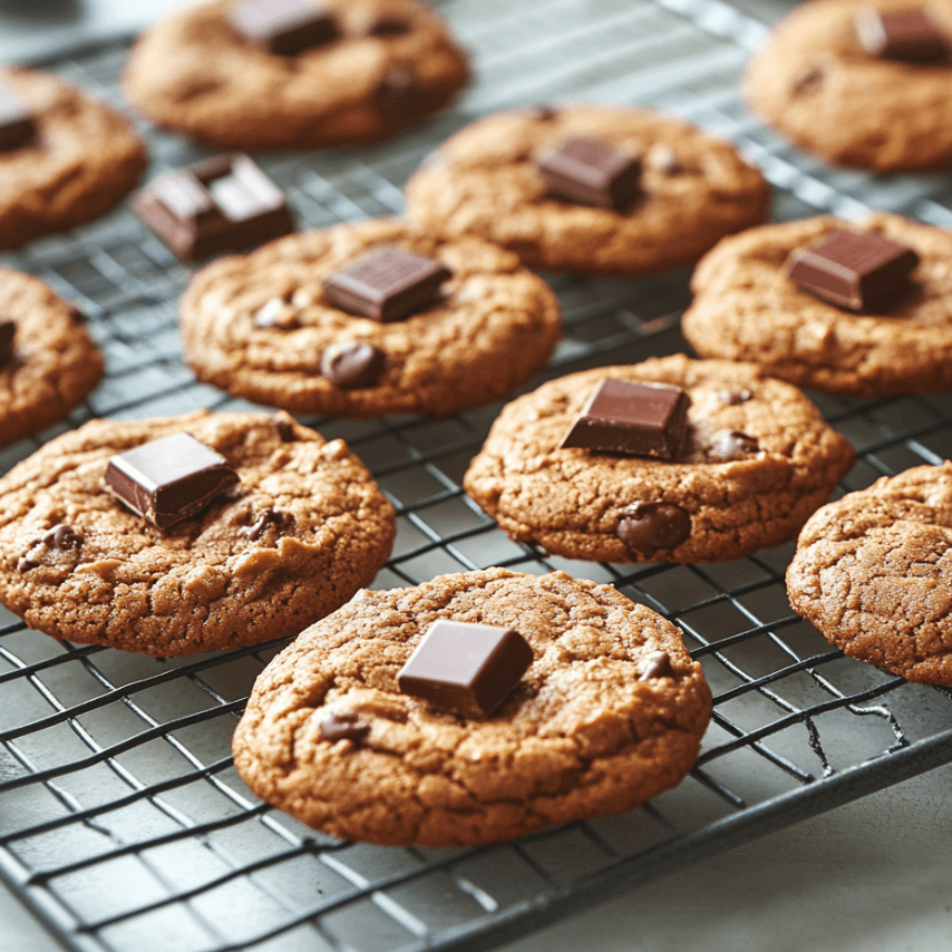 Triple Chocolate Peanut Butter Cookies - A Close-Up Delight