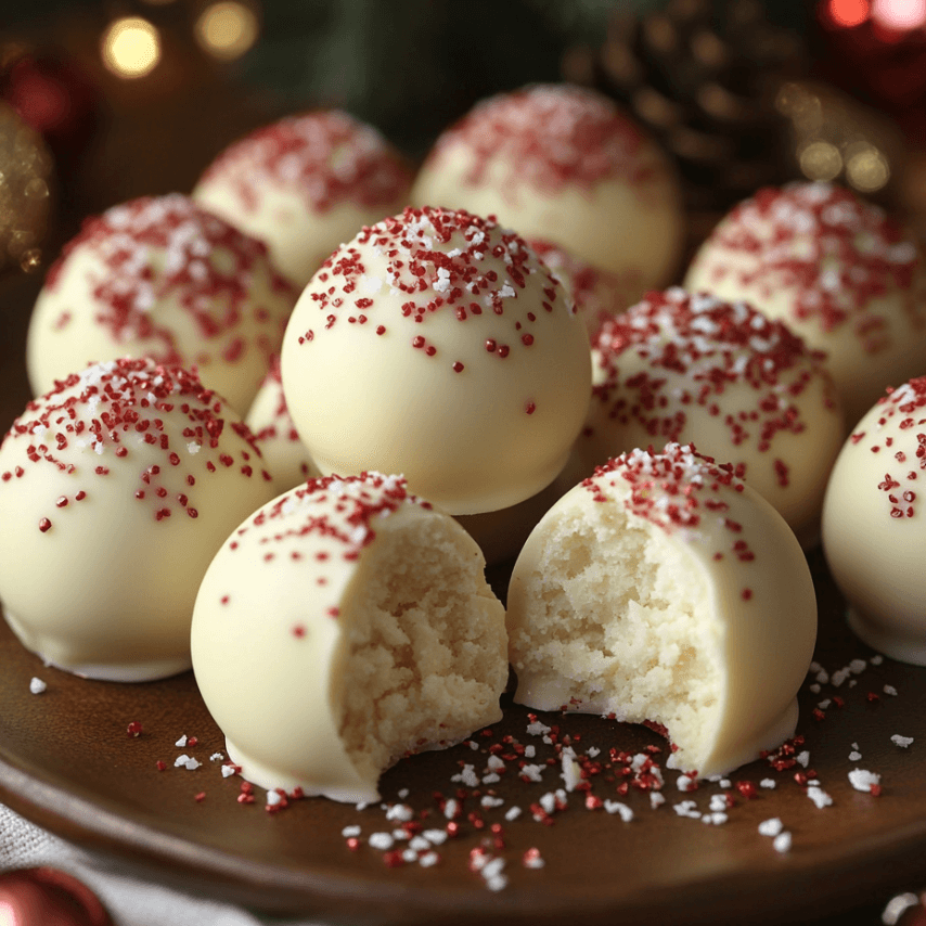 White Chocolate Peppermint Truffles Recipe – Easy Holiday Treats