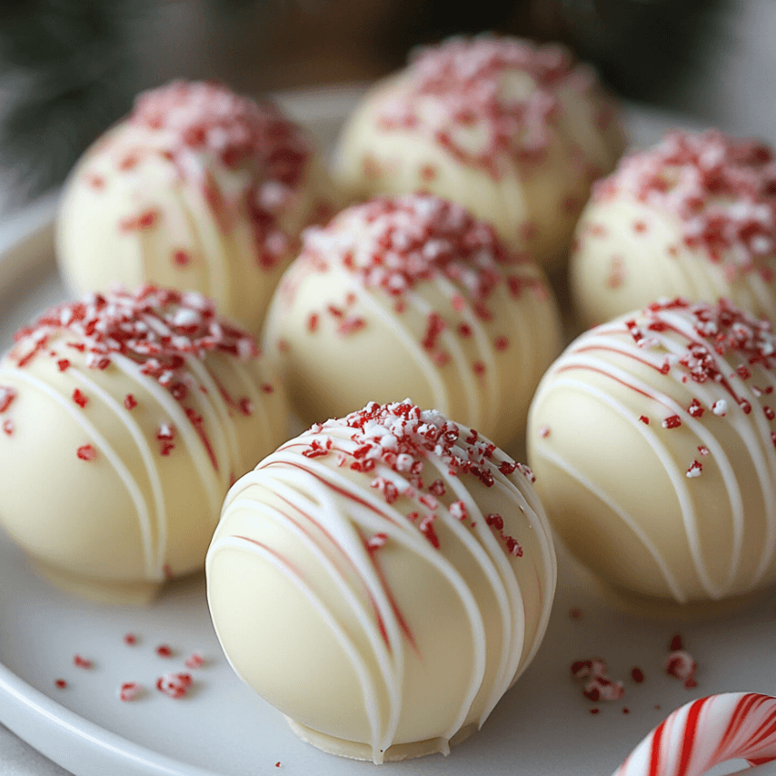 White Chocolate Peppermint Truffles Recipe – Easy Holiday Treats