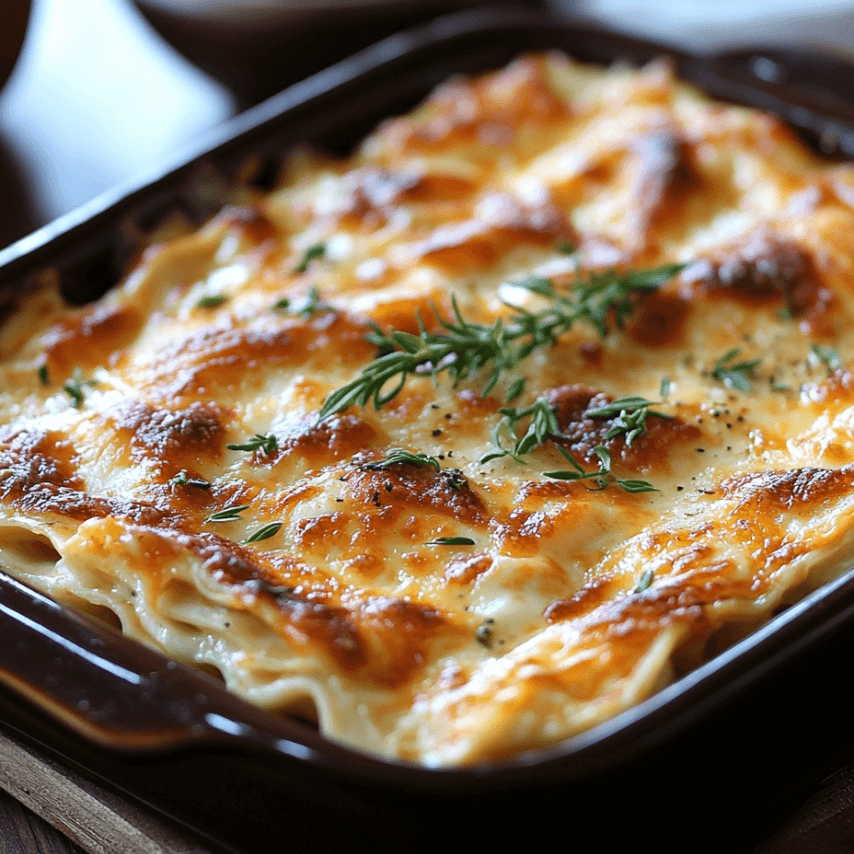 Buffalo Chicken Alfredo Lasagna Recipe - Cheesy & Spicy Delight