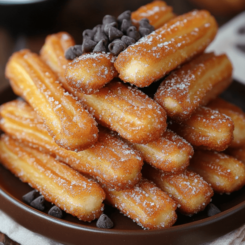 Chocolate Chip Cheesecake Churros Recipe - Irresistible Dessert