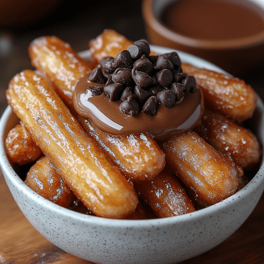 Chocolate Chip Cheesecake Churros Recipe - Irresistible Dessert