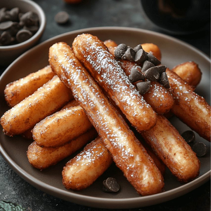 Chocolate Chip Cheesecake Churros Recipe - Irresistible Dessert