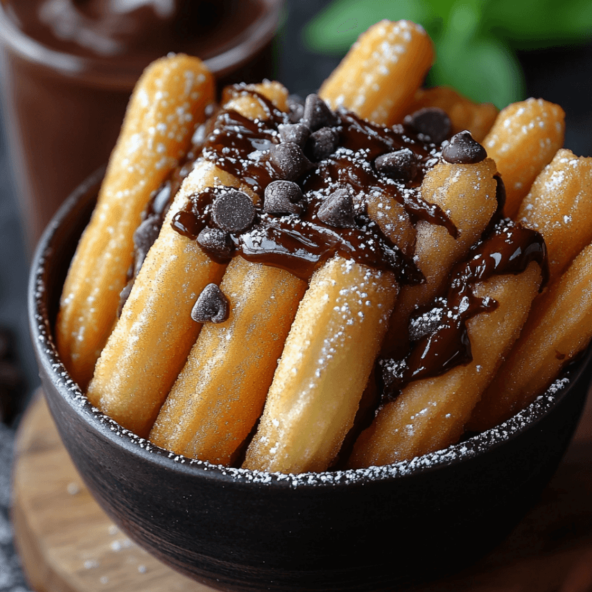 Chocolate Chip Cheesecake Churros Recipe - Irresistible Dessert