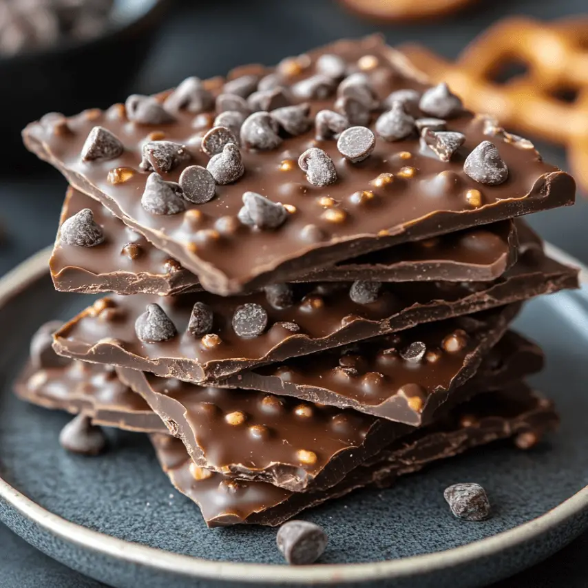Crunchy Caramel Pretzel Clusters
