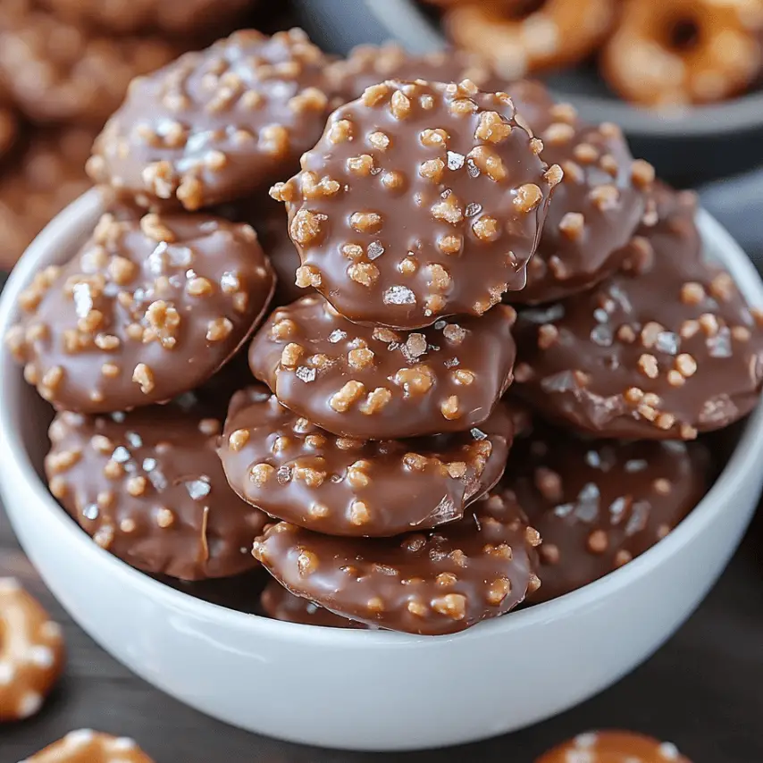 Crunchy Caramel Pretzel Clusters: Sweet and Salty Perfection