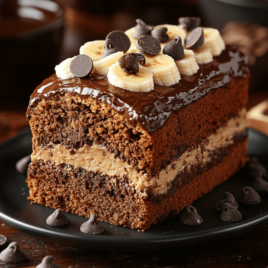 Freshly Baked Chocolate Chip Banana Loaf