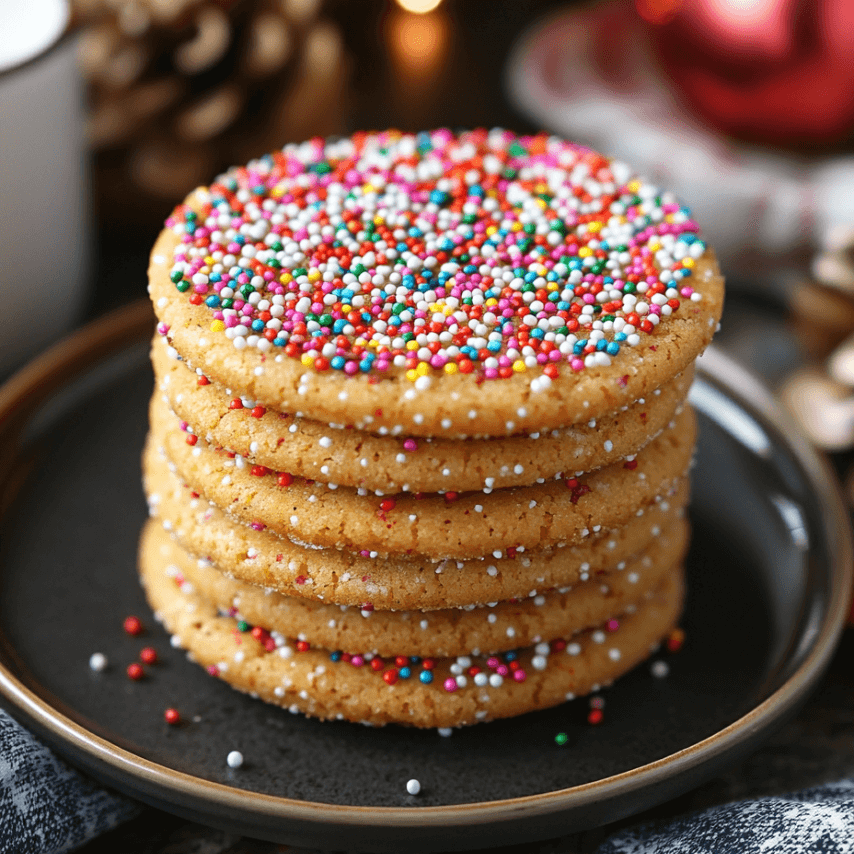 Holiday Sprinkle Sugar Cookies: Perfect Festive Treats