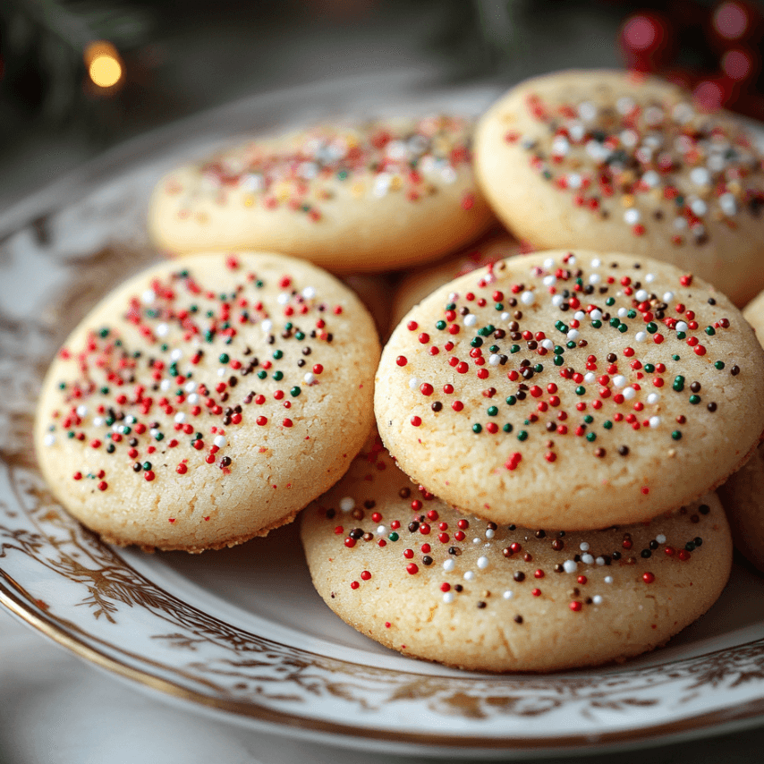 Holiday Sprinkle Sugar Cookies: Perfect Festive Treats