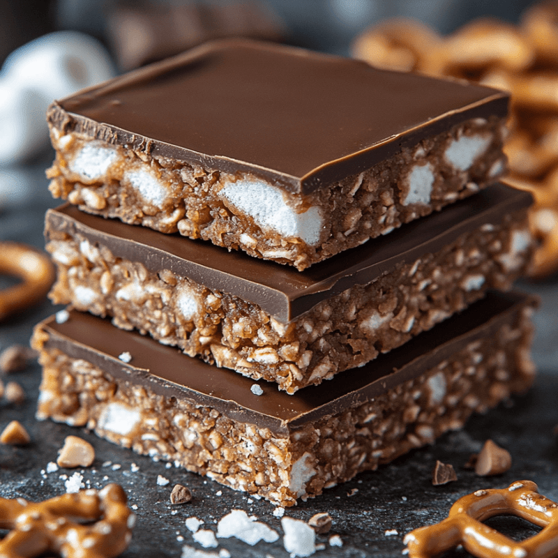 Peanut Butter Pretzel Bars: Sweet, Salty, and Crunchy Treats