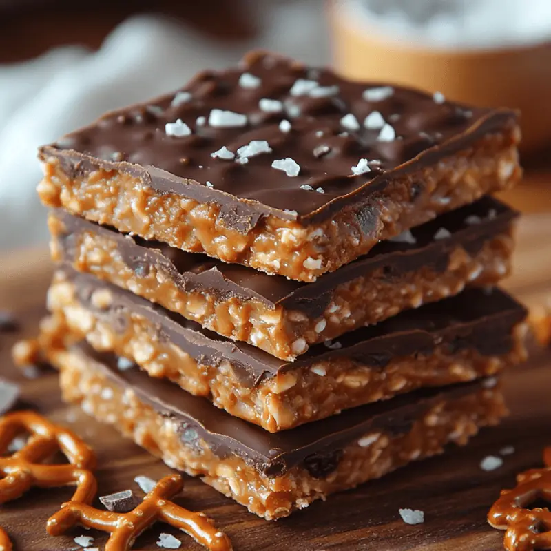 Peanut Butter Pretzel Bars: Sweet, Salty, and Crunchy Treats