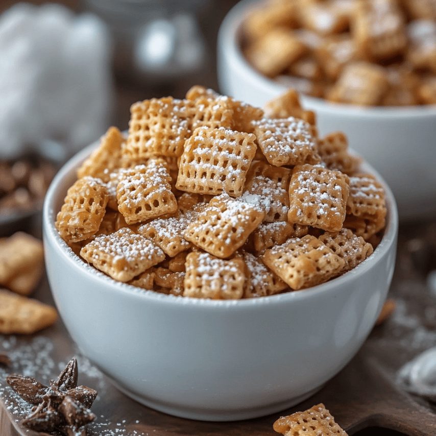 Salted Caramel Muddy Buddies: A Sweet & Salty Delight