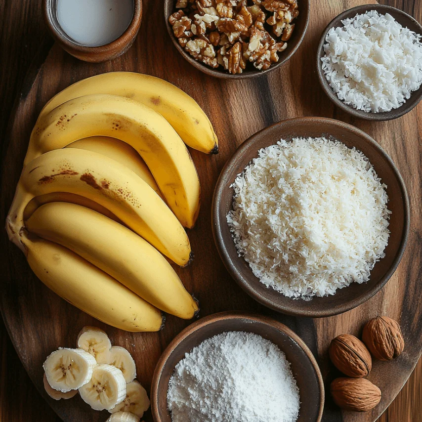 Freshly Baked Banana Coconut Loaf