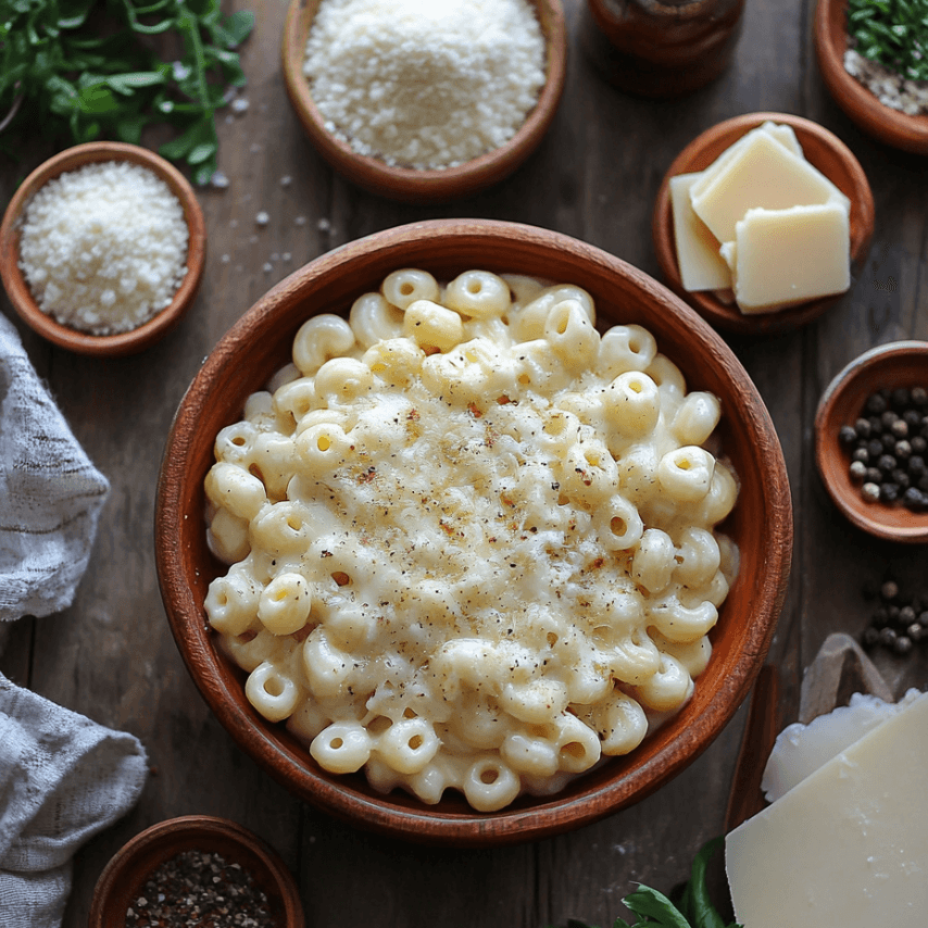 Garlic Parmesan Mac and Cheese – Creamy and Golden Perfection