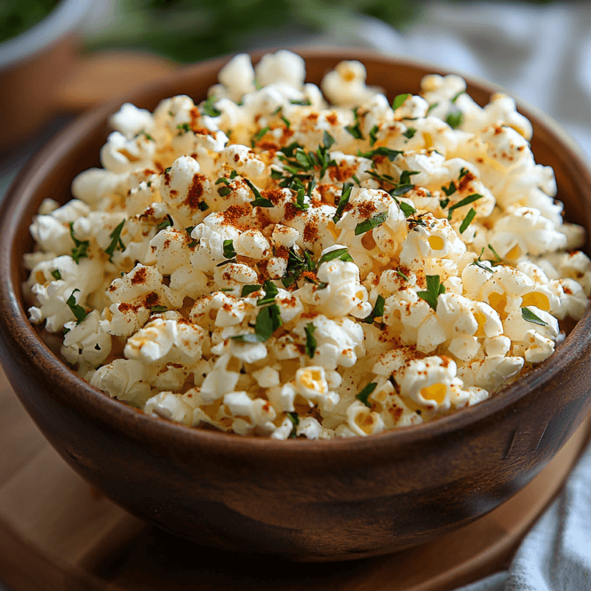 Golden Parmesan Herb Popcorn Bark