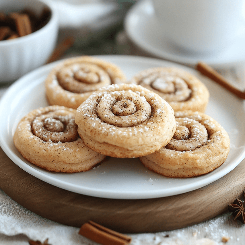 Soft and Chewy Cinnamon Roll Cookies