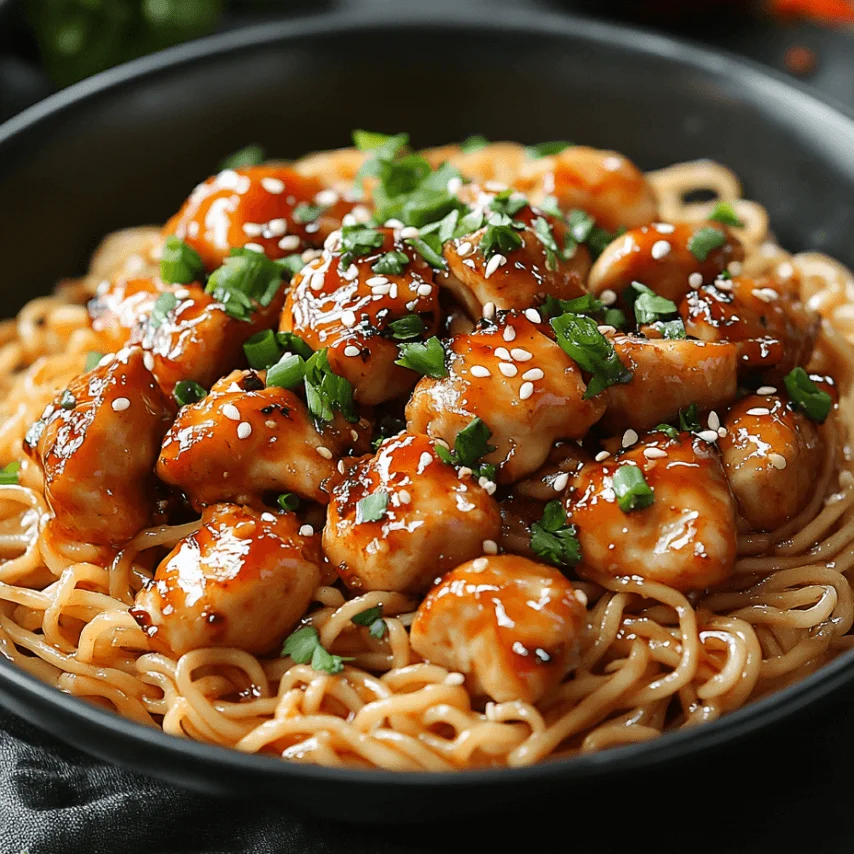 Sticky Honey Soy Chicken Noodles – Sweet & Savory Perfection