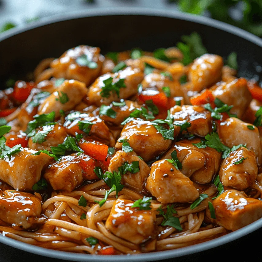 Sticky Honey Soy Chicken Noodles – Sweet & Savory Perfection