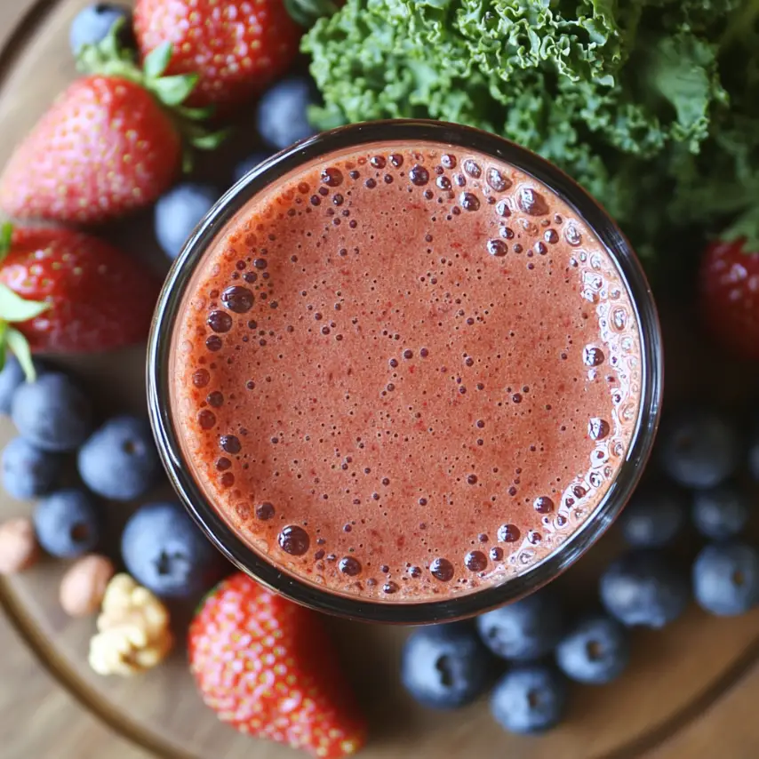 Fat Burning Strawberry Smoothie in a Glass