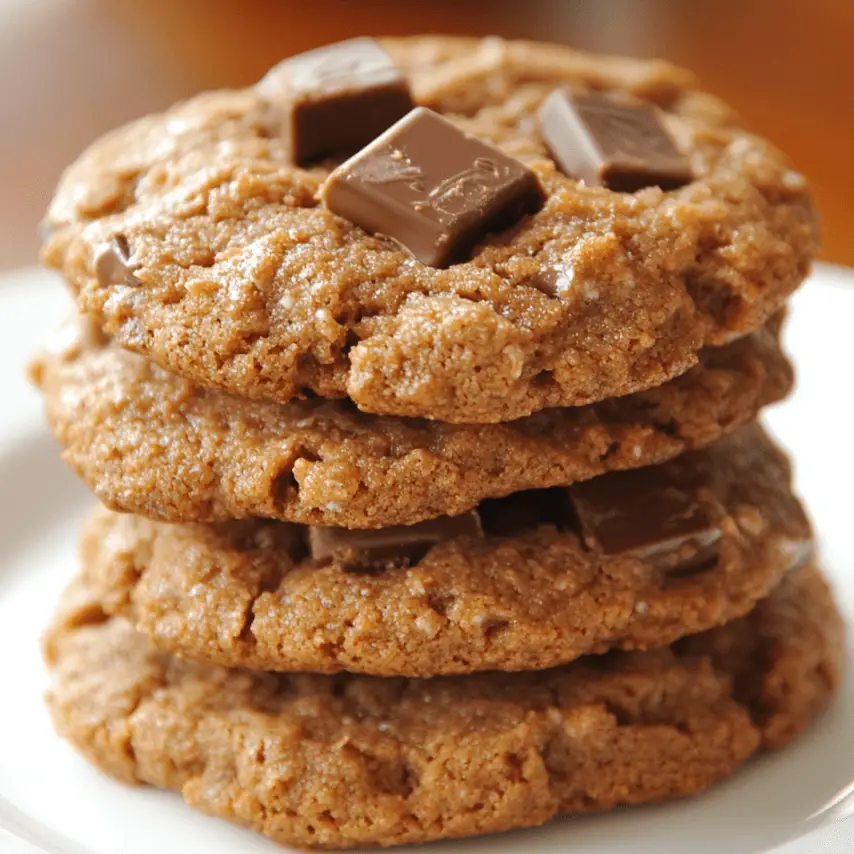 Freshly Baked Peanut Butter Swirl Brownie Cookies