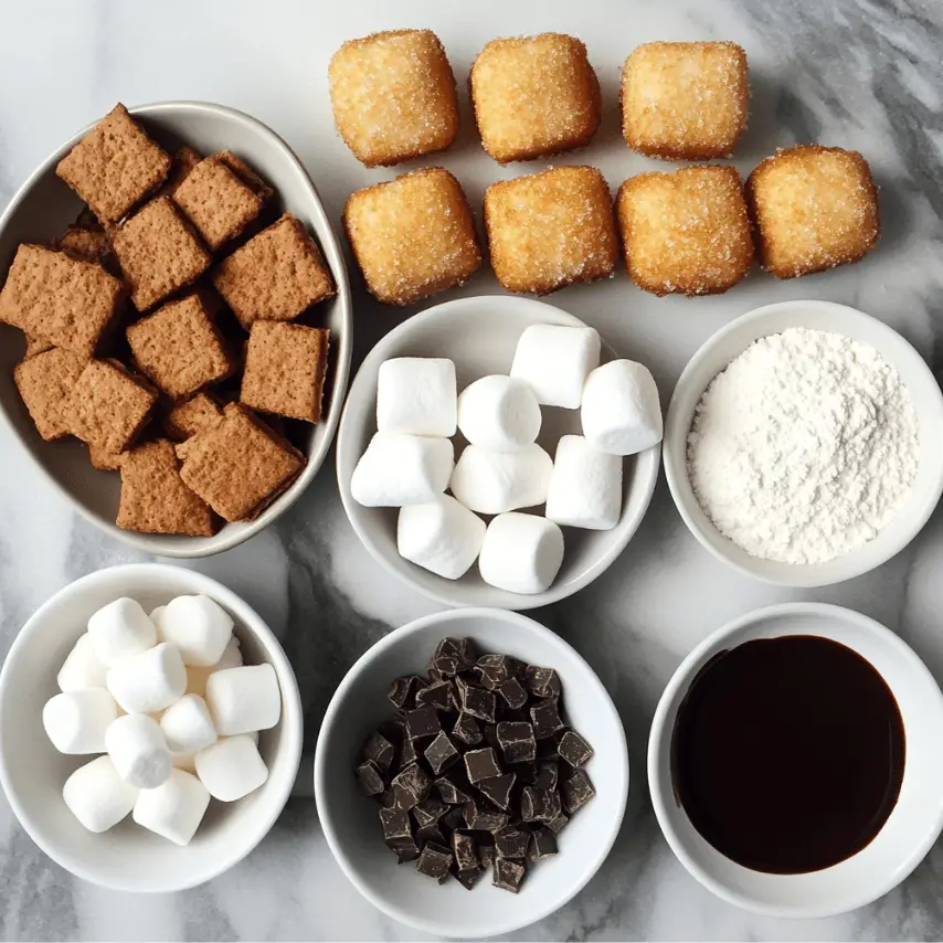 Fried S’mores Bombs with Melty Chocolate and Marshmallow Center