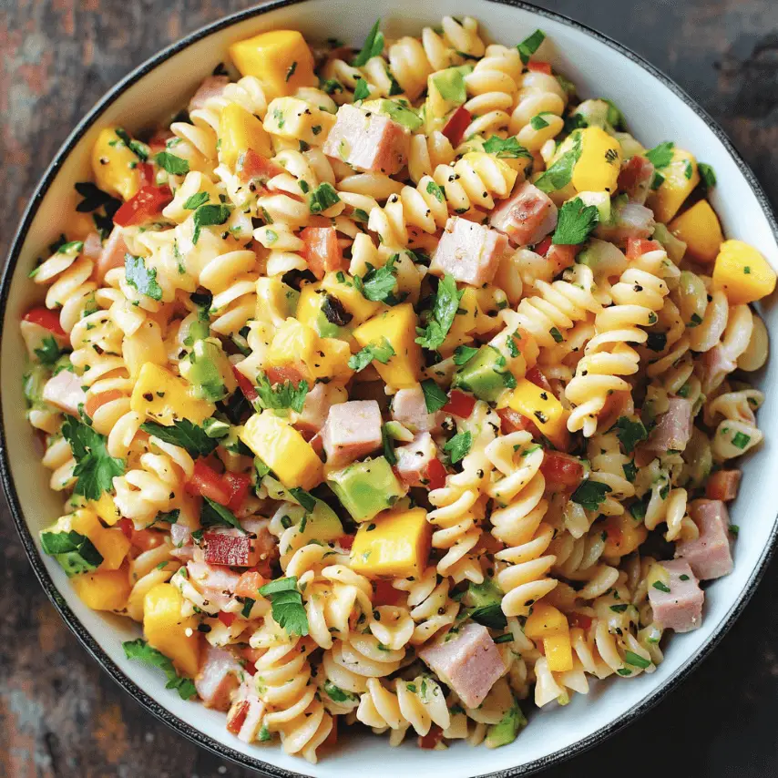 Hawaiian Pasta Salad with Creamy Dressing