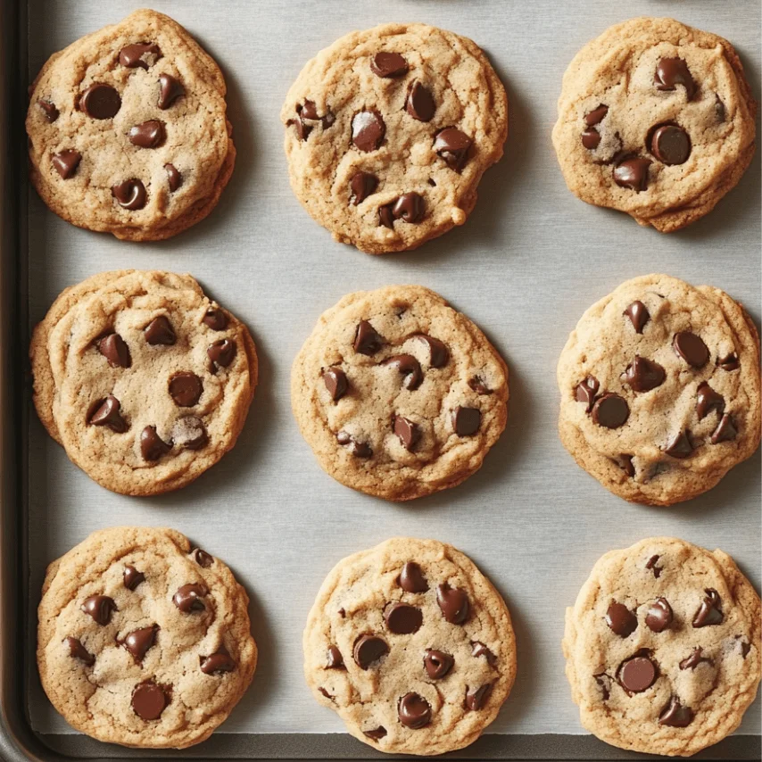Homemade Chocolate Chip Cookies Fresh Out of the Oven
