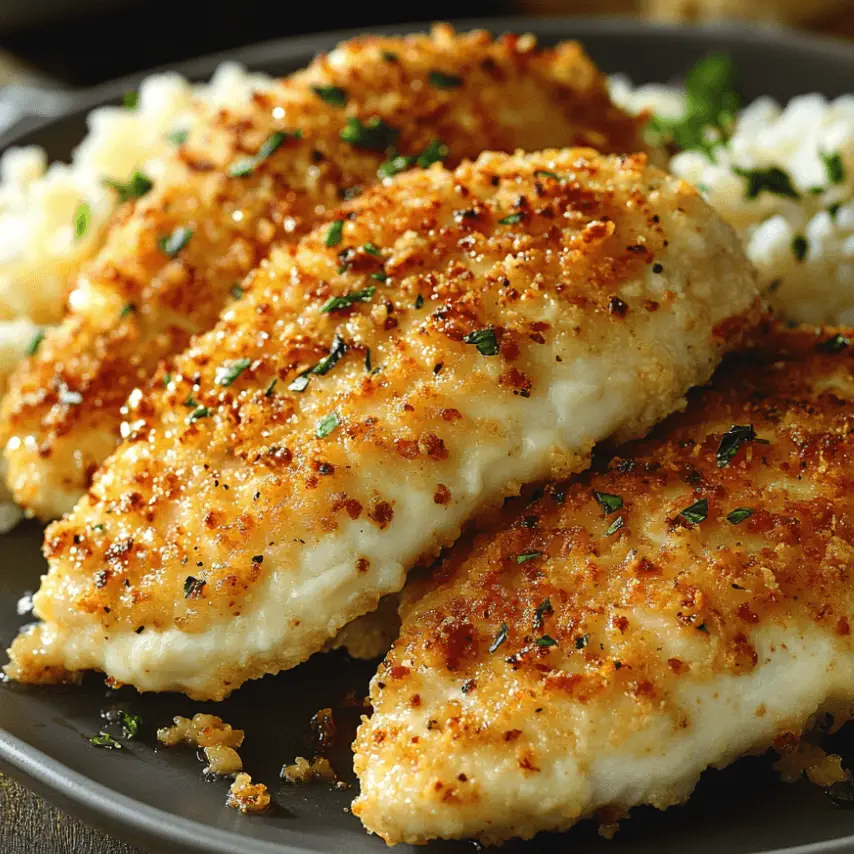 Longhorn Steakhouse Parmesan Crusted Chicken Plated